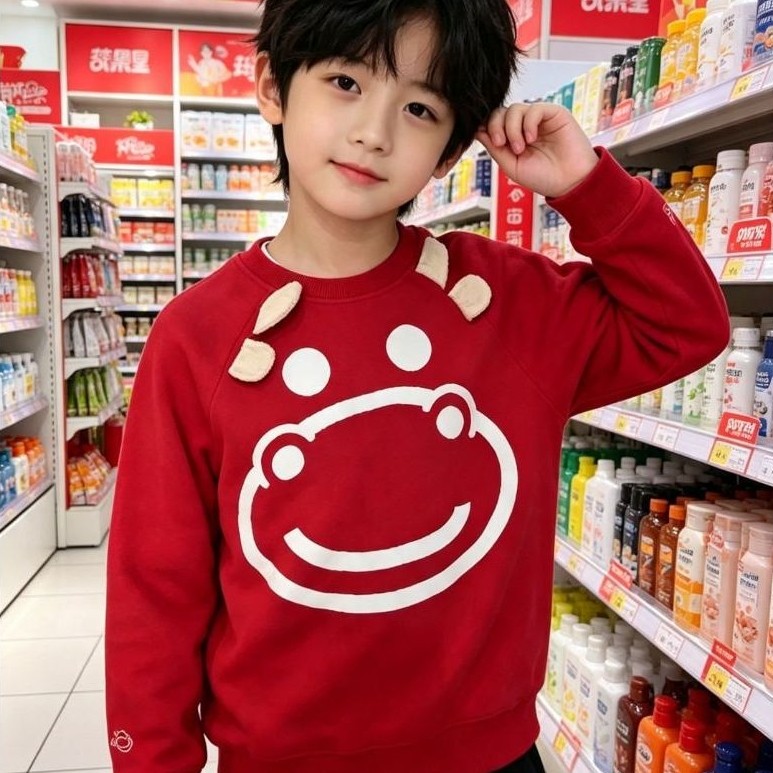 Sweater Giordano Kids Original size 140 untuk umur 10 sd 11 th