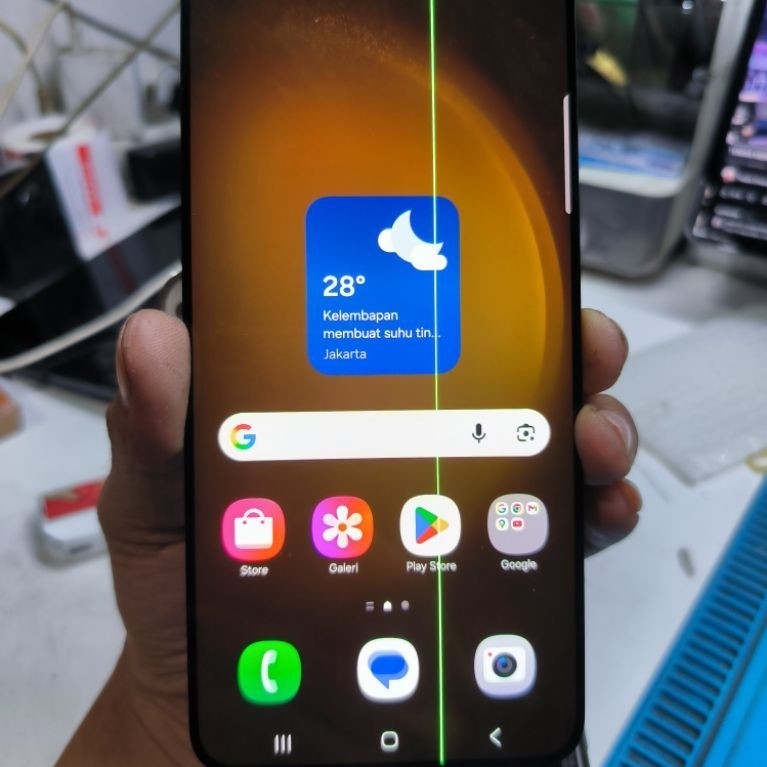 LCD SAMSUNG S23 PLUS ORIGINAL COPOTAN MINUS GARIS LAYAK PAKAI