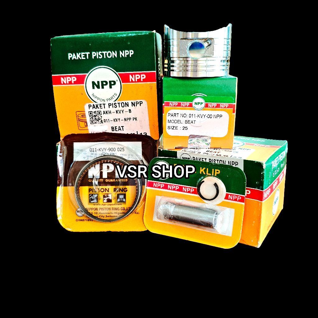 BEAT KARBU KVY NIPPON PARTS NPP PISTON KIT BEAT KARBU KVY
