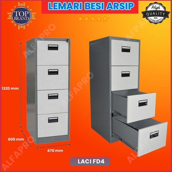 Filling Cabinet 4 Laci Filling Cabinet Besi 4 Susun Lemari Cabinet
