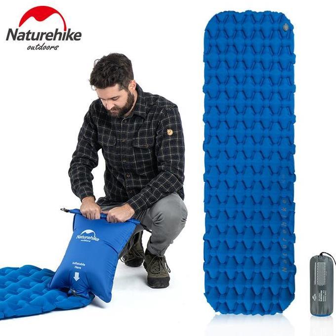 Outdoor- Matras Angin Lipat Naturehike Nh19Z032-P-Nh19Z001-P Fc10 Sleeping Pad Single