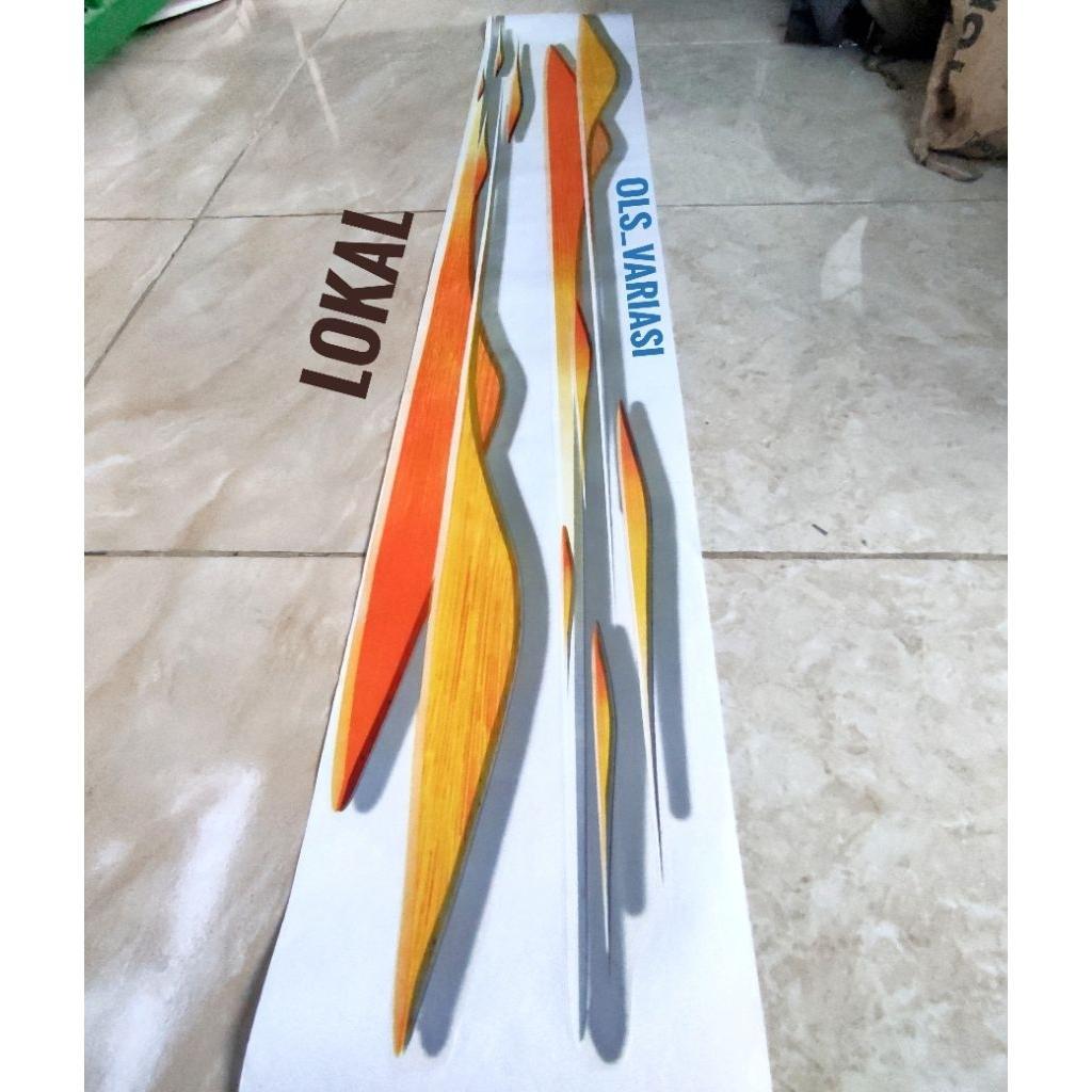 Stiker Striping Body Samping Grand Max Pick Up 1.5 Original / Sticker Body Grand Max Pick Up 1.3 Ori