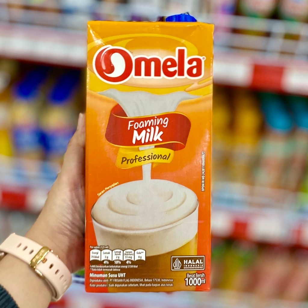 Omela Foaming Milk Uht 1 liter