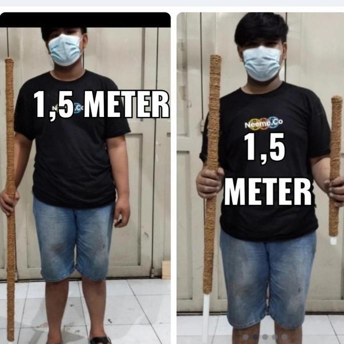 Clickgarden- Turus Tanaman Panjang 2 Meter, 1,5 Meter, Penyangga Tanaman Merambat
