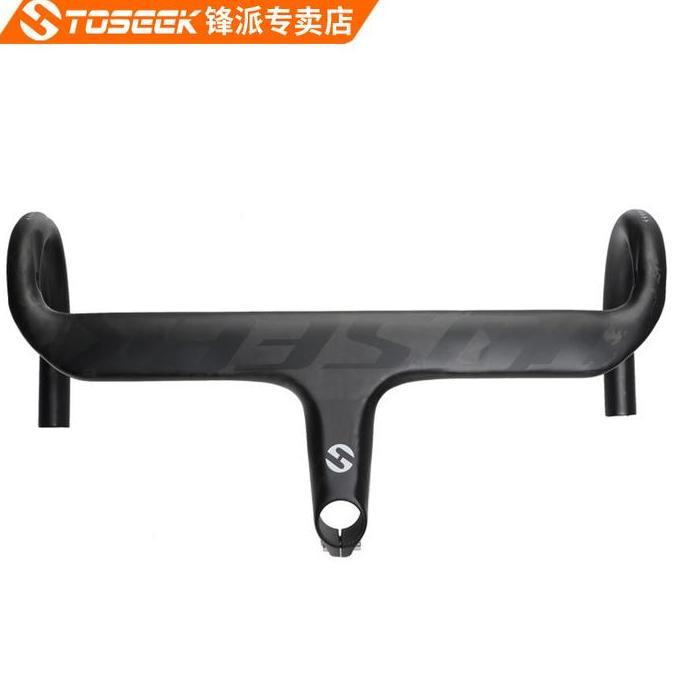 Promo Integrated TOSEEK Carbon Dropbar Handlebar Stang Roadbike Diskon