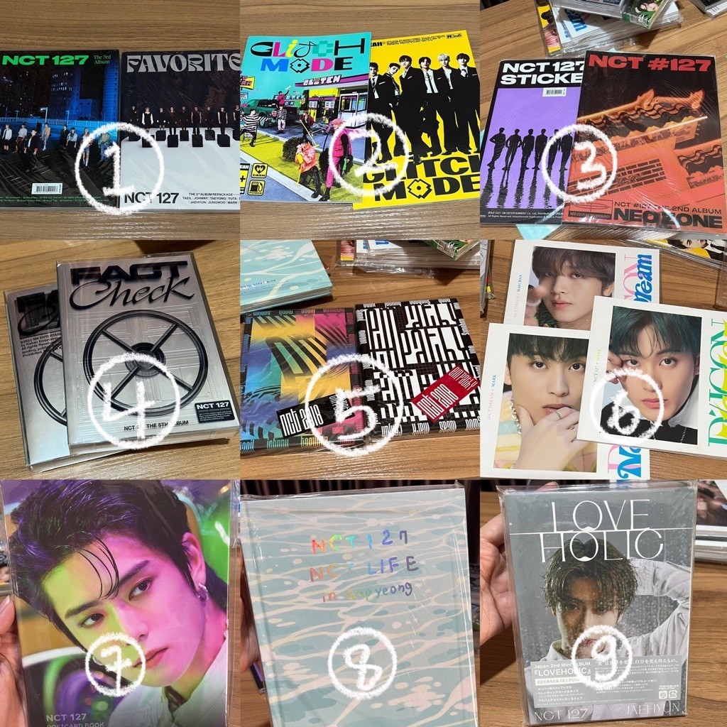 CLEARANCE SALE - NCT ALBUM ONLY NCTDREAM NCT127 PHOTOBOOK 127 DREAM NEOZONE STICKER FAVORITE GLITCH 