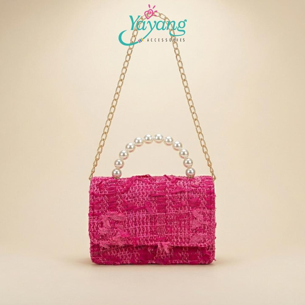 Yayang Tas Ruby Selempang Anak Perempuan - Fashion Korean Style Mini Sling Bag Kids Lucu Imut Premiu