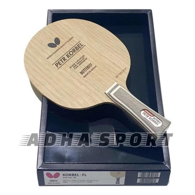 BEBAS ONGKIR - Butterfly Petr Korbel Original Kayu Bet Pingpong Tenis Meja