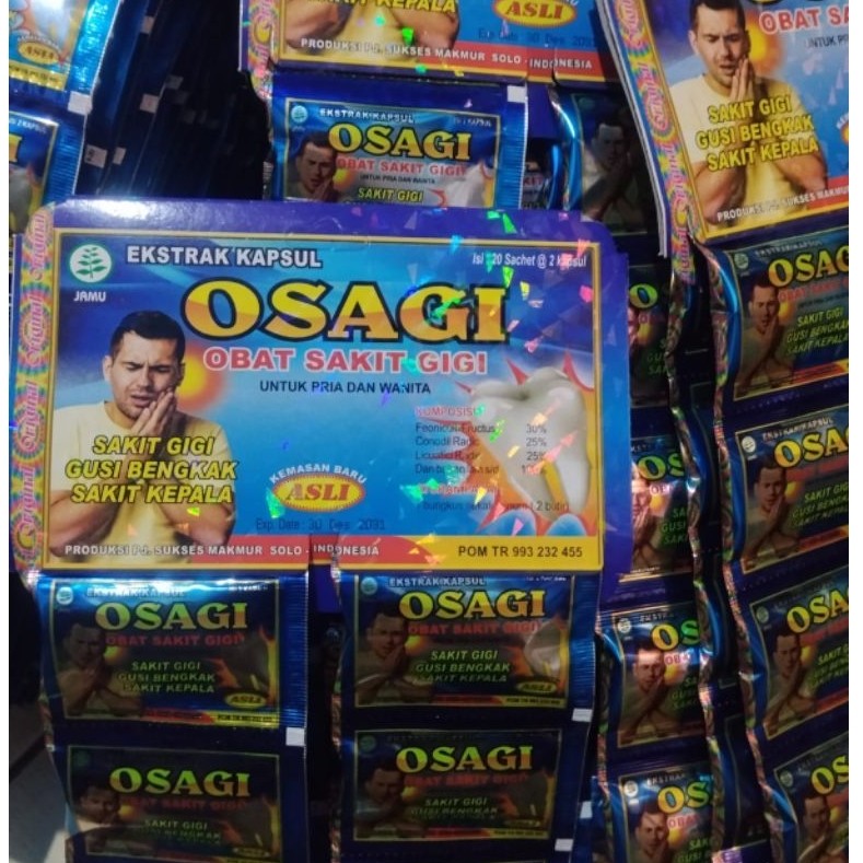 OBAT SAKIT GIGI OSAGI BLUE GUSI BENGKAK