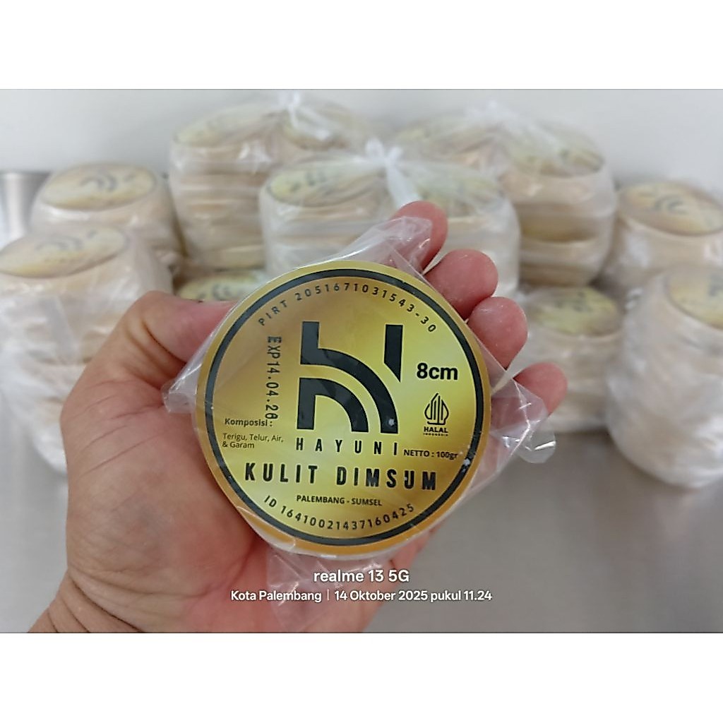 Kulit Dimsum 7cm-10cm Warna-Warni Premium