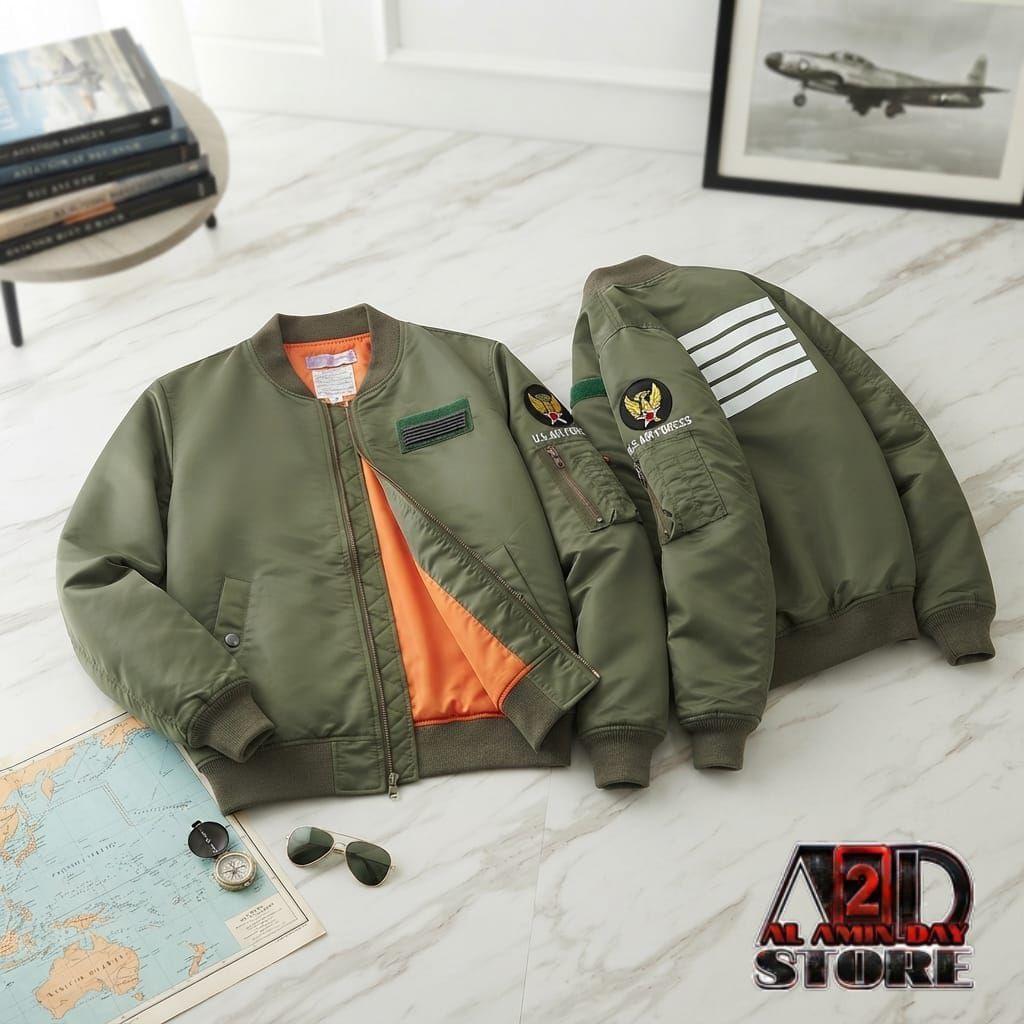 Bomber Pilot casual Jacket US Army