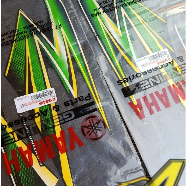 SETRIPING YAMAHA RX KING 2002 ORIGINAL WARNA HIJAU