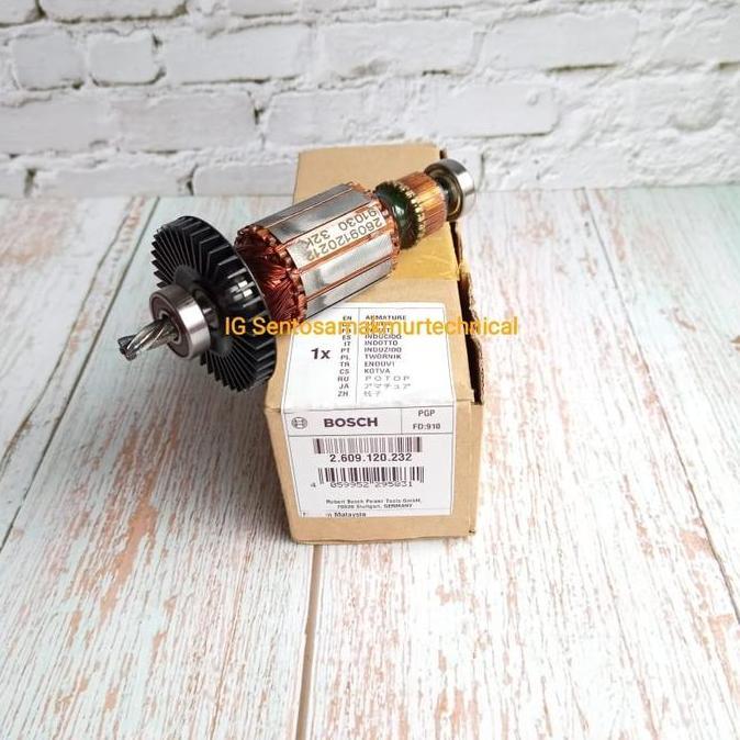 NEW BOSCH GSB 13 RE Armature Angker Bor 13 MM Bosch Asli Original GSB13RE