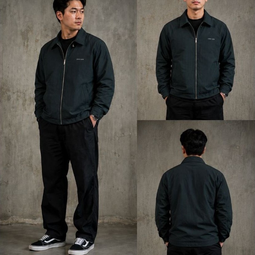 Jacket Harrington casual Indian