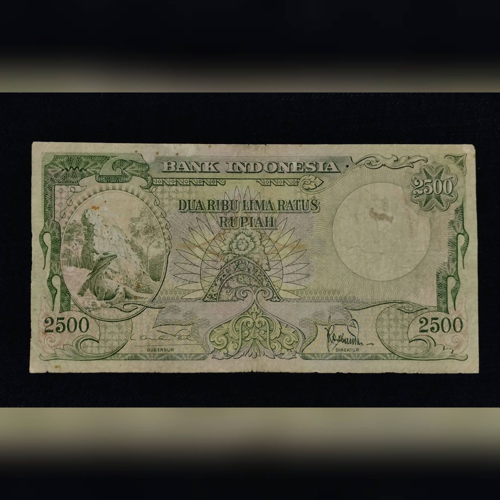 uang kuno Rp 2500 seri komodo