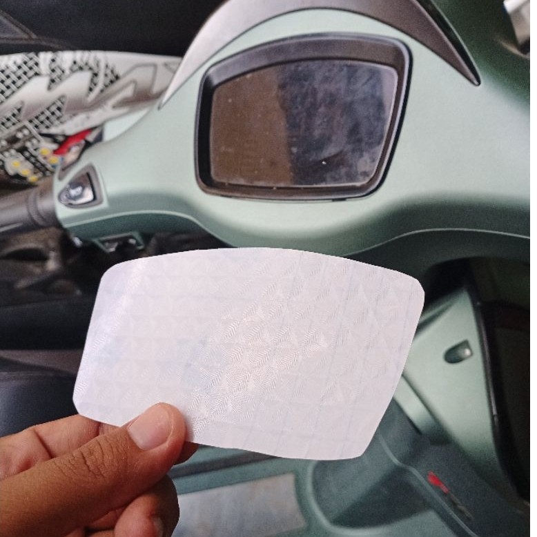 Stiker Spidometer Motor Listrik Model Vespa Pelindung Spidometer Vespa Listrik