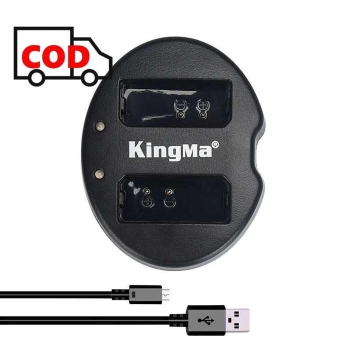 TERBARU - Charger Baterai Kamera Canon 1100D 1200D 2 Slot Casan Batre