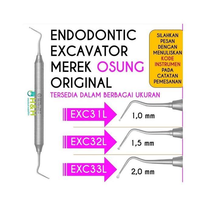 Excavator Endodontic OSUNG / Ekskavator Endodontik OSUNG