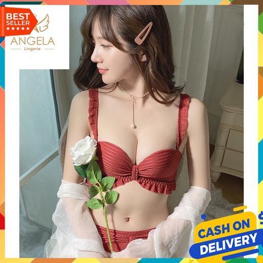 Paling Laris Bh Set Celana Dalam Sexy Wanita Hot  Seksi Untuk Bercinta Cd Dewasa 2Iin1 Busa Lingerie