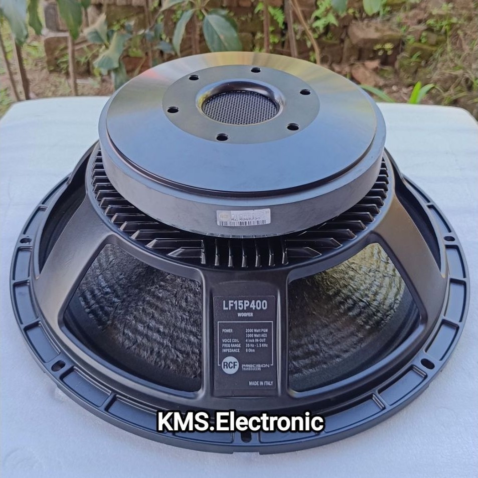 Speaker RCF 15" Type 15P400 Coil 4" Karakter Low Sub Dijamin Clarity dan Full Coating Grade A