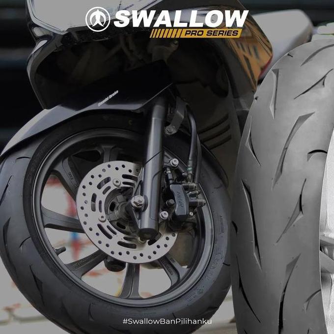 Uzmanibintang - Ban Soft Compound Ring 14 Swallow Slash Ban Motor Standar Matic Harian