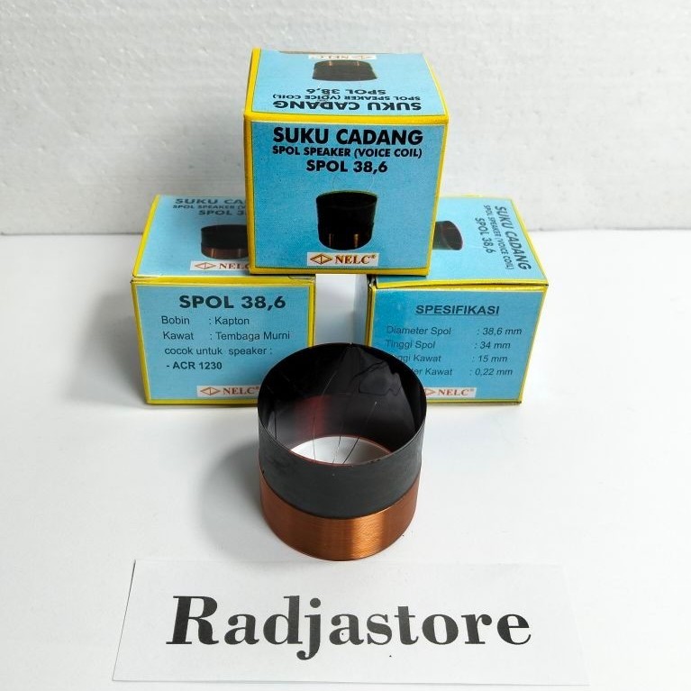 Spool Speaker Nelc 38.6mm Spul spiker acr 1230 38.6mm NELC