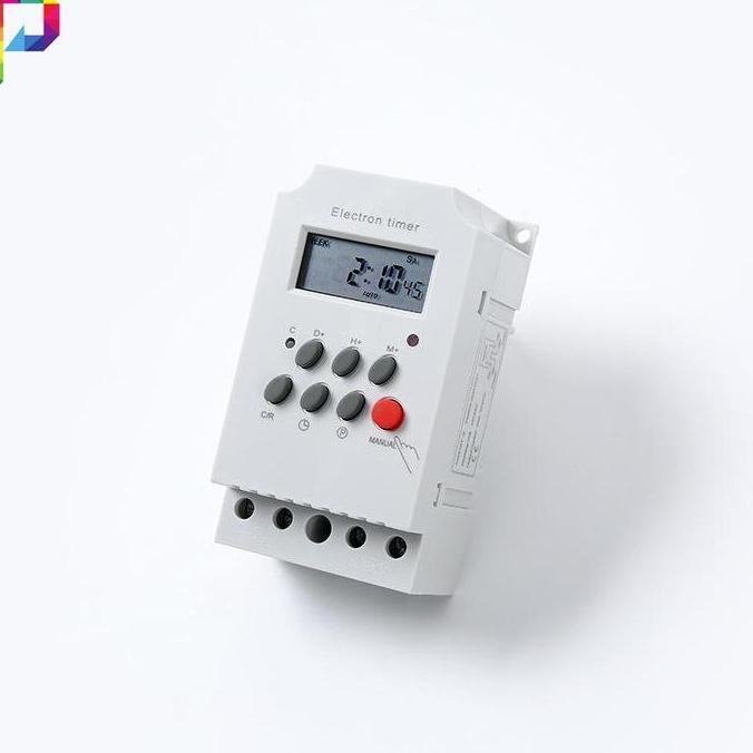 RILEY PENGATUR WAKTU MCB RELAY TIMER LAMPU JALAN ELEKTRONIK PROGRAMMABLE LISTRIK DIGITAL SWITCH ON O