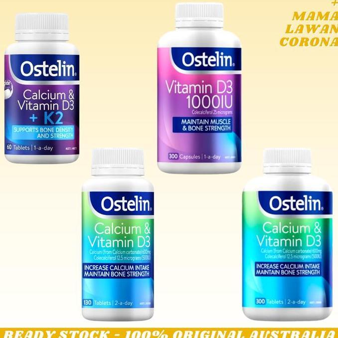 OSTELIN Calcium & Vitamin D3 130 300 Tablets OSTELIN D3 CAL DK2 60