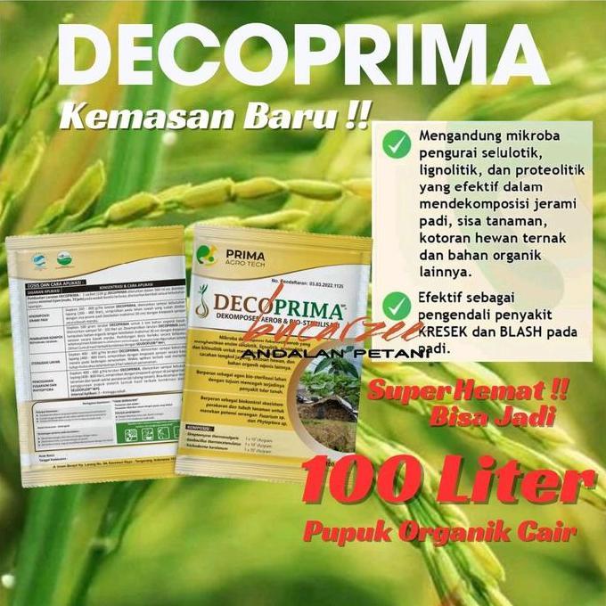 Promo DECOPRIMA - BIO DECOMPOSER 100 gram Diskon