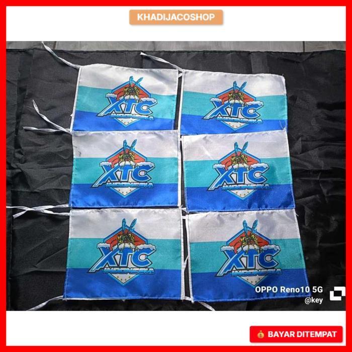 Bendera Motor Xtc Bendera Xtc Kecil Buat Di Spion Motor Bendera Printing