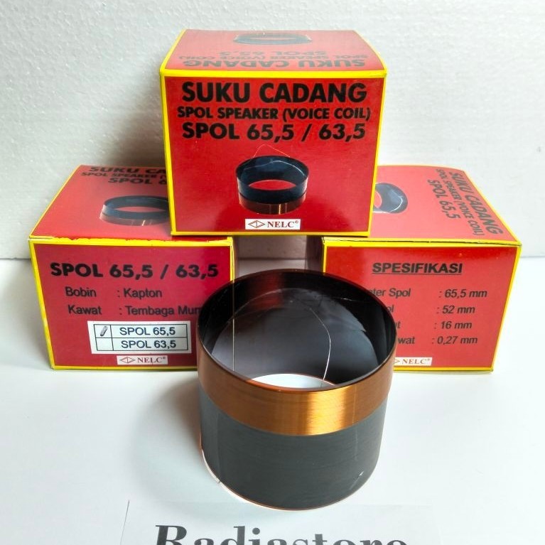 Spool Speaker NELC 65.5mm Spul spiker 65.5mm nelc