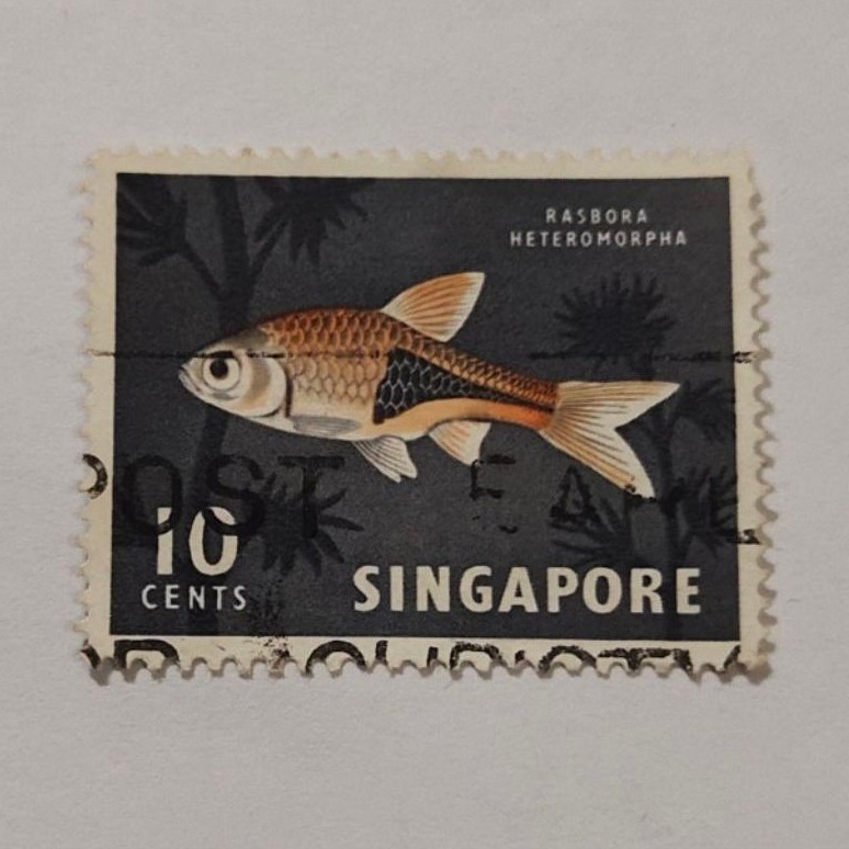 perangko kuno Singapura / Singapore