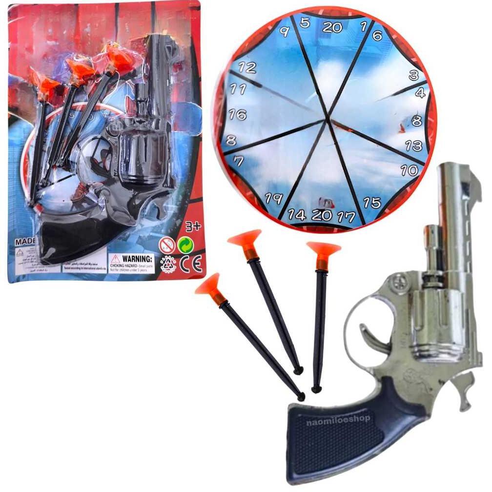 Dart revolver spiderman mainan Tembakan spiderman panah mainan tembakn