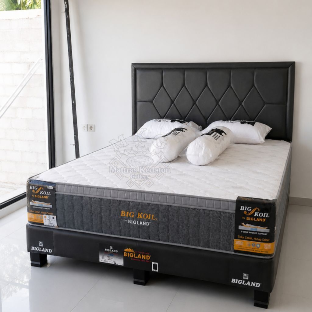 BIG KOIL DELIGHT T36 BIGLAND – Springbed Medium Soft 3 Zone Pocket Support Lampung