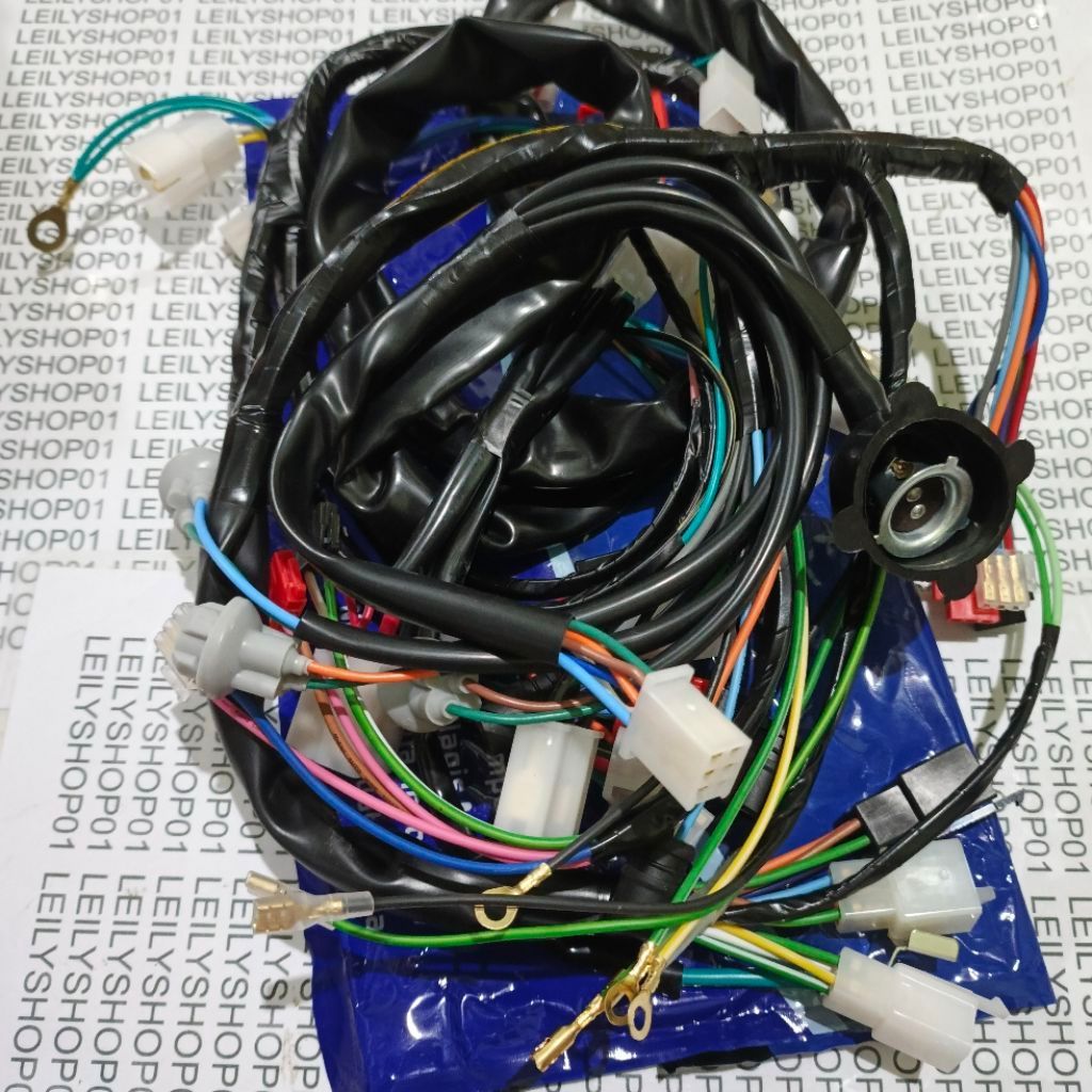 KABEL BODI BEAT/CABLE Body Set + Soket Aki (Accu)+FITING LAMPU DEPAN+KABEL BODI SPEEDOMETER HONDA BE