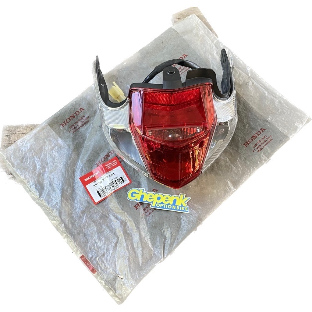 Lampu belakang stop lamp assy Beat Karbu KVY original baru AHM  33700-KVY-961