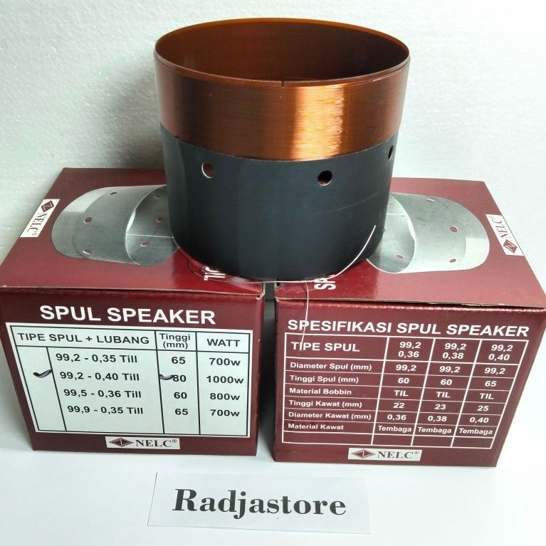 Spool Speaker Nelc 99.2mm 0.4mm Spul spiker 99.2mm 4 inch