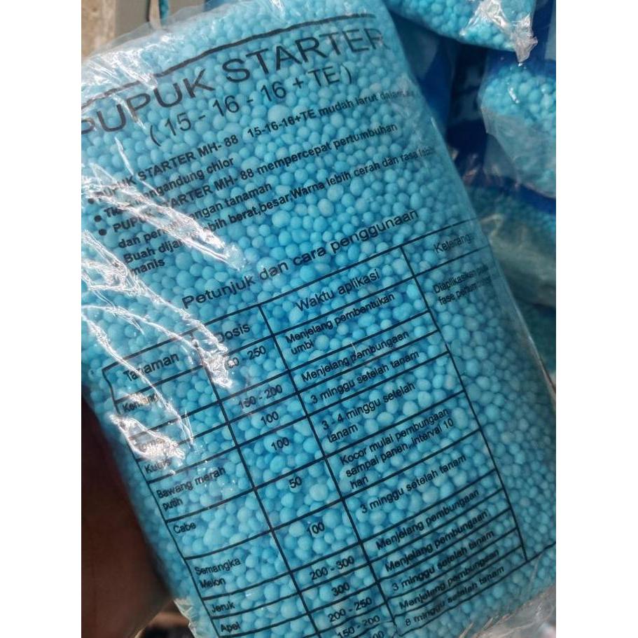 Promo PUPUK STARTER NPK 15-16-16 TE MH-88 KEPALA SAPI Mempercepat Pertumbuhan 1kg Diskon