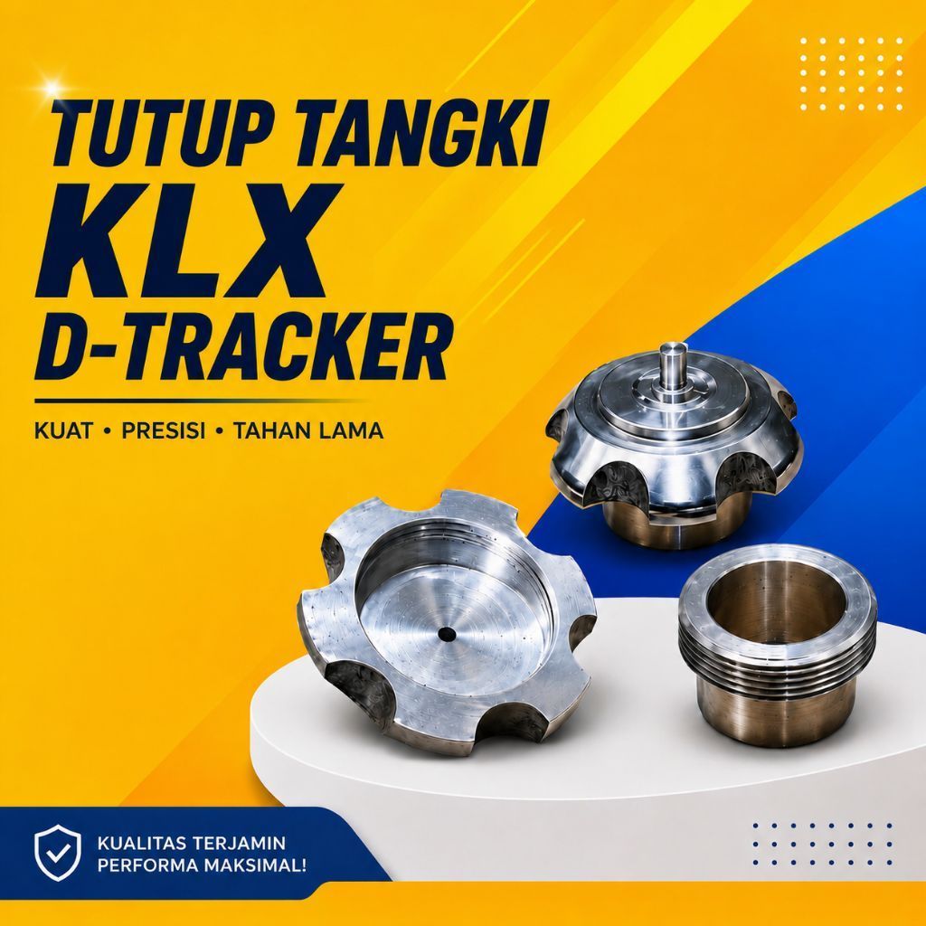 Tutup Tangki Tengki Alumunium Trail Cross KLX TS D-Tracker Aksesoris Motorcycle