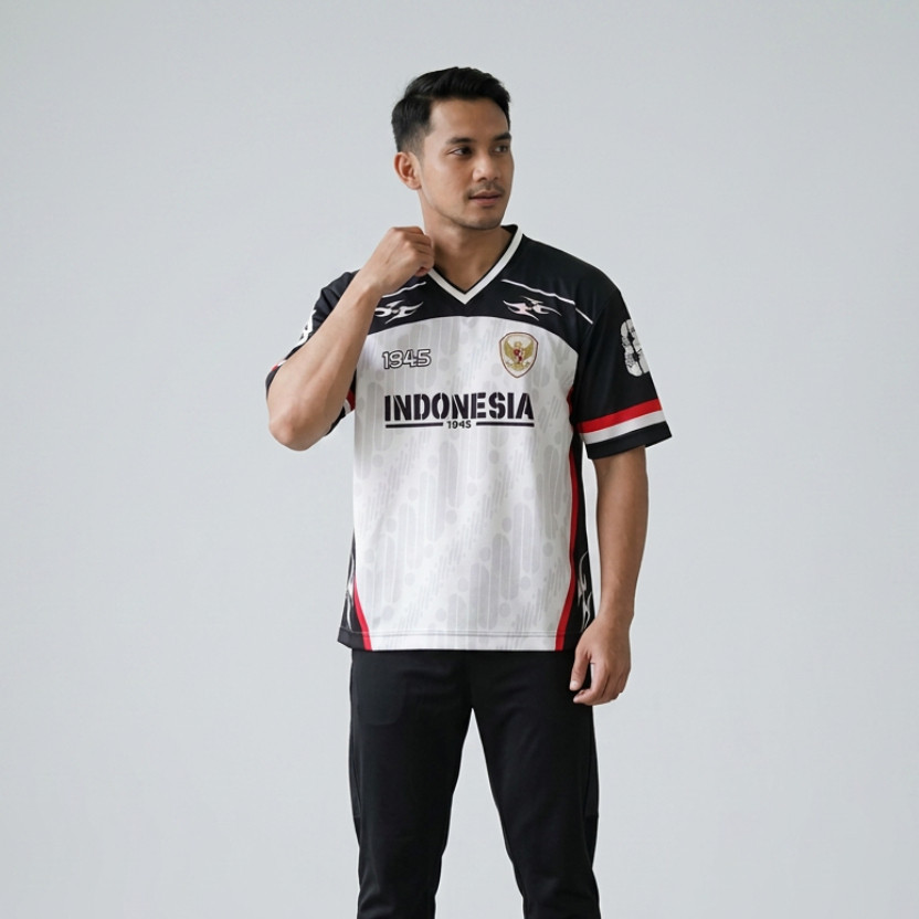 Butik Commando Jersey Indonesia Oversize Pria Kaos Custom