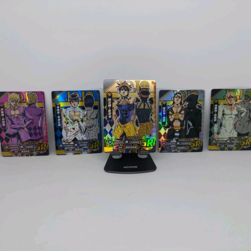 KARTU TRADING SATUAN . JOJO BIZARRE ADVENTURE . GOLDEN WIND . CARD SR SSR UR