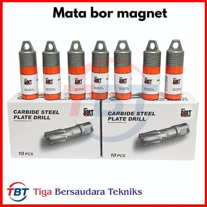 Promo Ptt-Bolt Mata Bor Magnet Tct Jetbroach Annular Cutter Tct Mata Bor Magnetic Drill