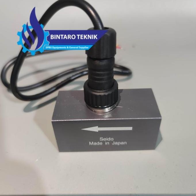 TERMURAH - Flow Sensor Bensin Gasoline Flowmeter Flow Meter SEIDO ZJ-BT1 Pommini