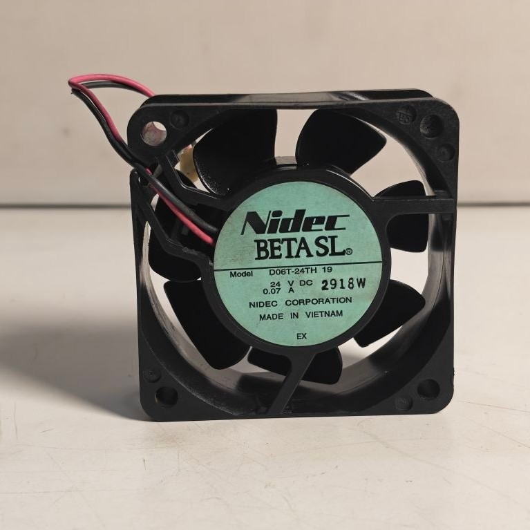 Fan kipas Nidec DC 24V-0,07A 6×6cm 2pin