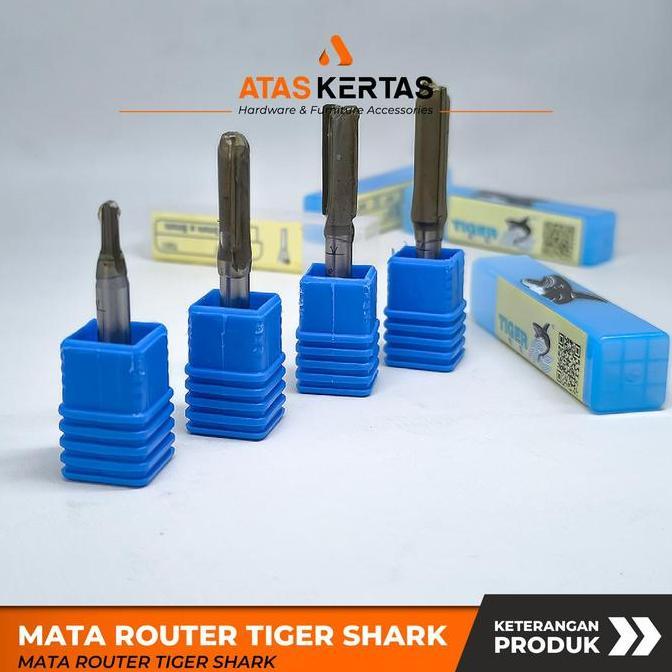 Murah Mata Profil Router Tiger Trimmer Serba Guna - Mata Router Kayu Hpl - Straight Bit Flush Trimme