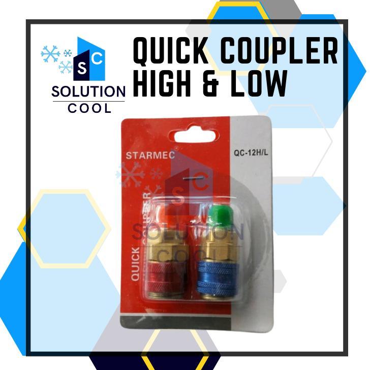 Hot Quick Coupler Ac Mobil Adapter Nepel Pengisian Ac Mobil