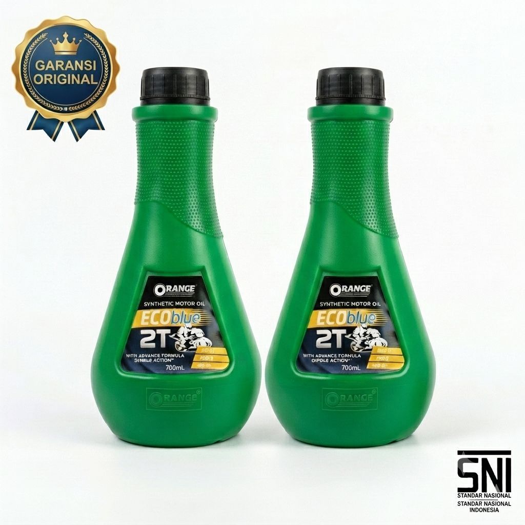 Oli Samping 2T Orange 700ml Eco Blue Racing