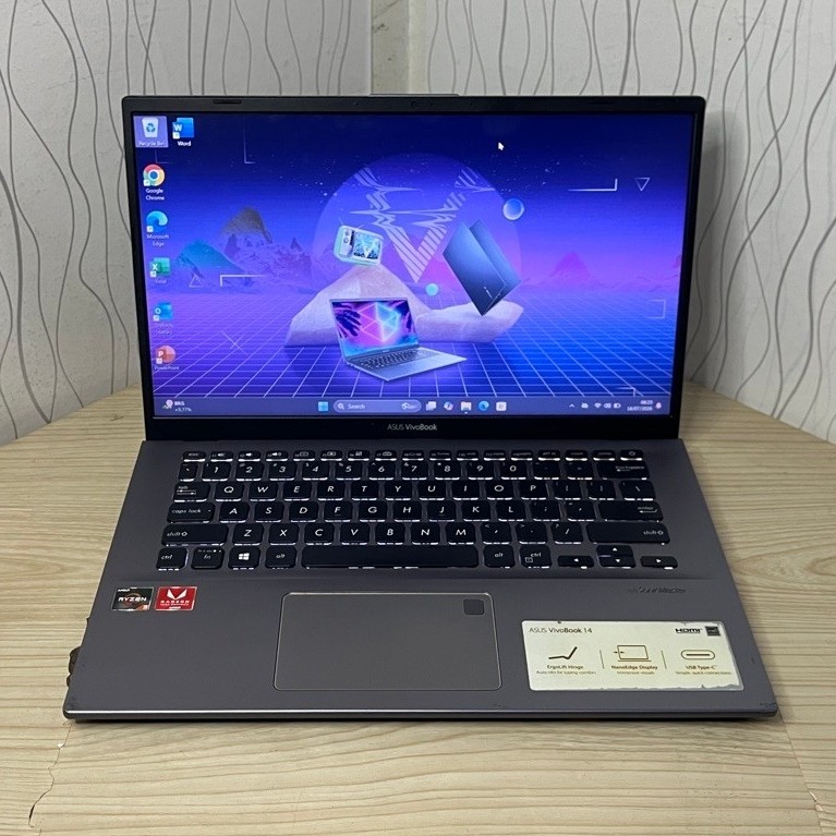 asus vivobook A412DA AMD RYZEN 3 3200U RAM 4/8/12 GB SSD512 GB siap pake