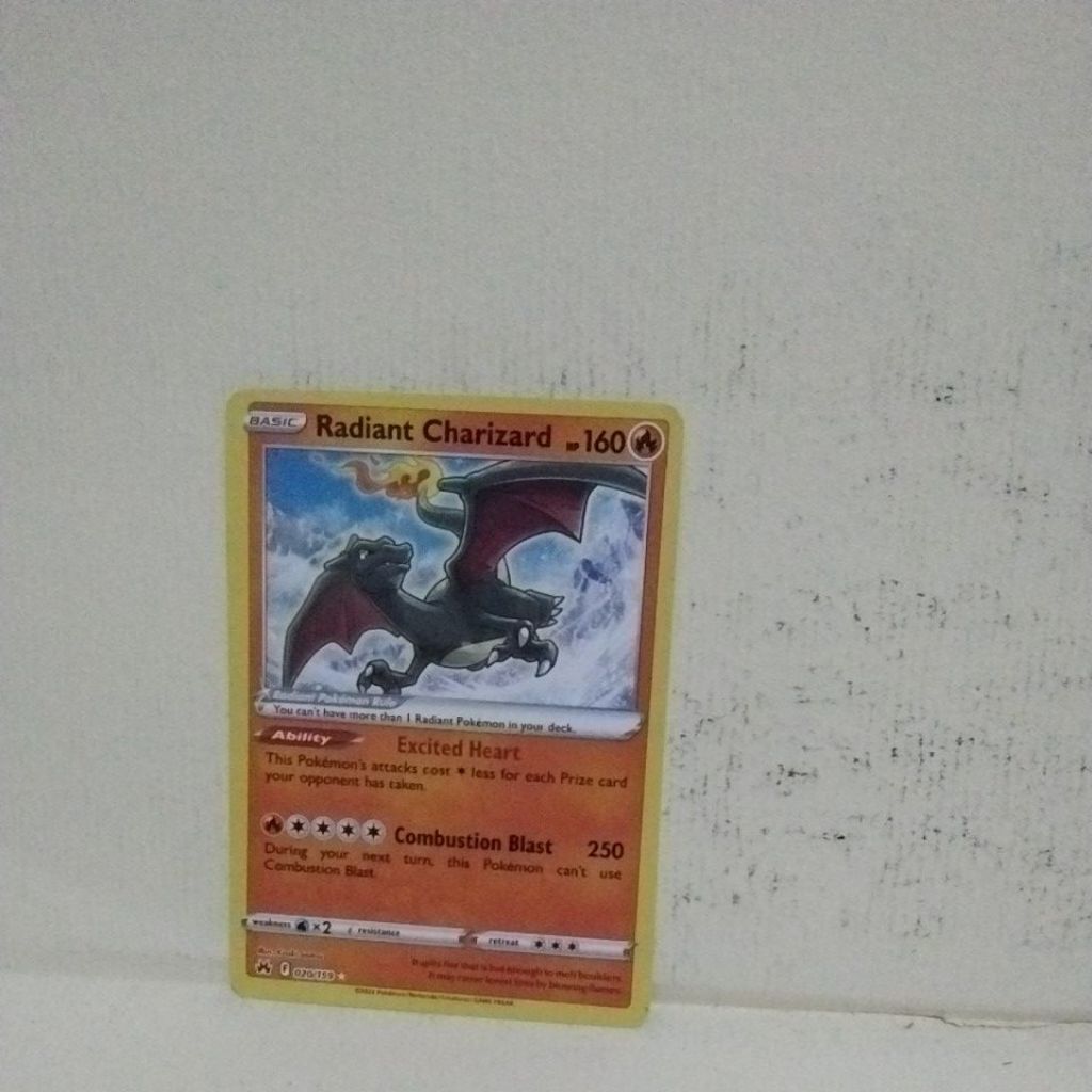 Paket Kartu Pokemon Radiant Charizard