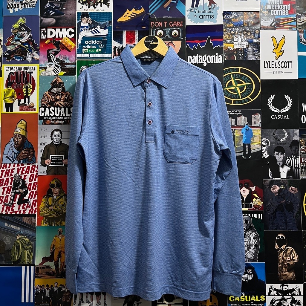 Long Sleeve / Polo Shirt / Rugby Shirt / Vintage / Second / POLO CLUB